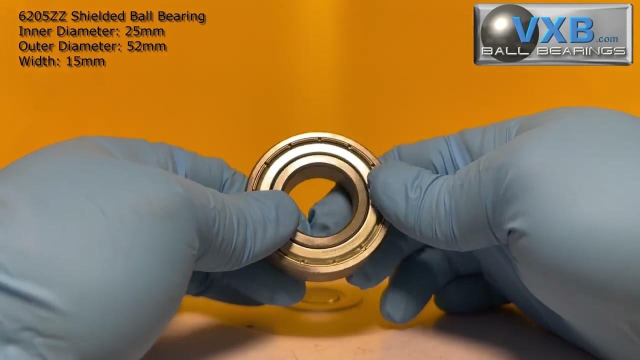 Comparison 25mm inner diameter-Bore-ID Thrust Ball Bearing 51205 vs Shielded Ball Bearing 6205ZZ