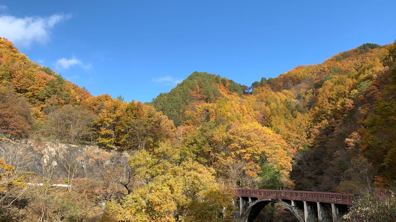 【絶景を独り占め】紅葉真っ盛りの木曽谷でぶらりと散歩&hellip;我が家の隠れ家〜渓谷まで！