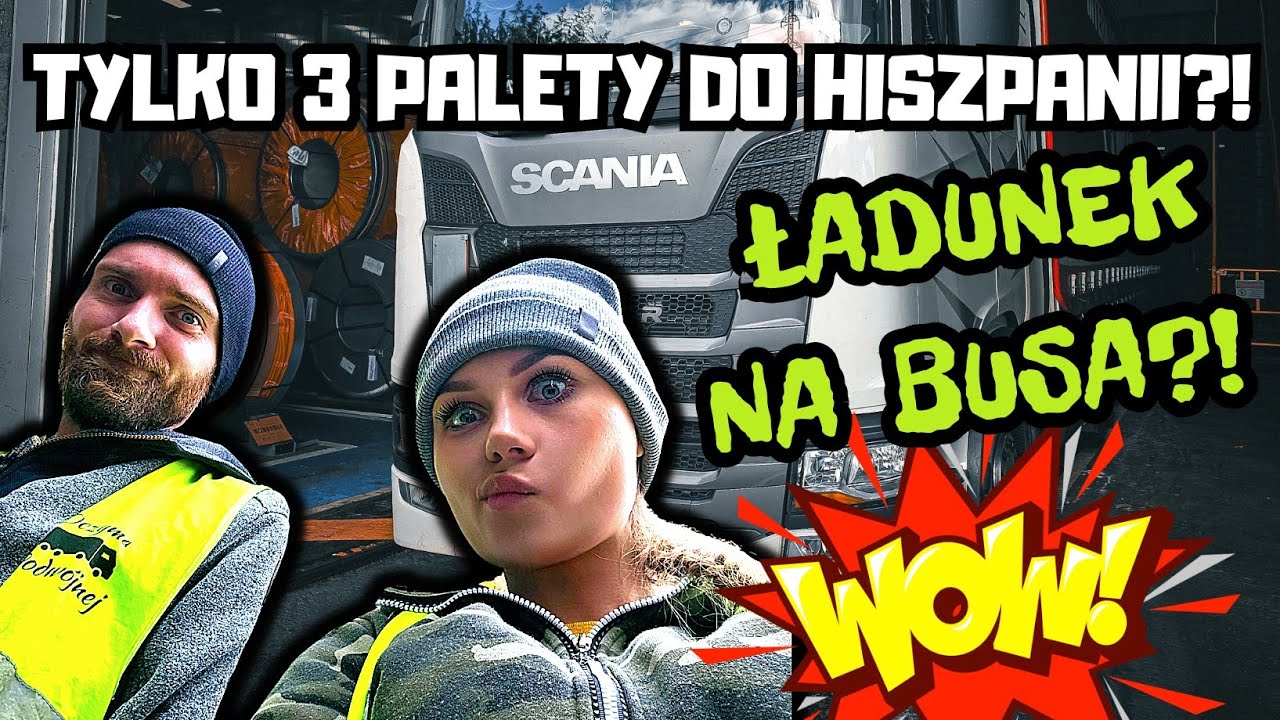 Tylko 3 palety DO HISZPANII?! Ładunek na busa!