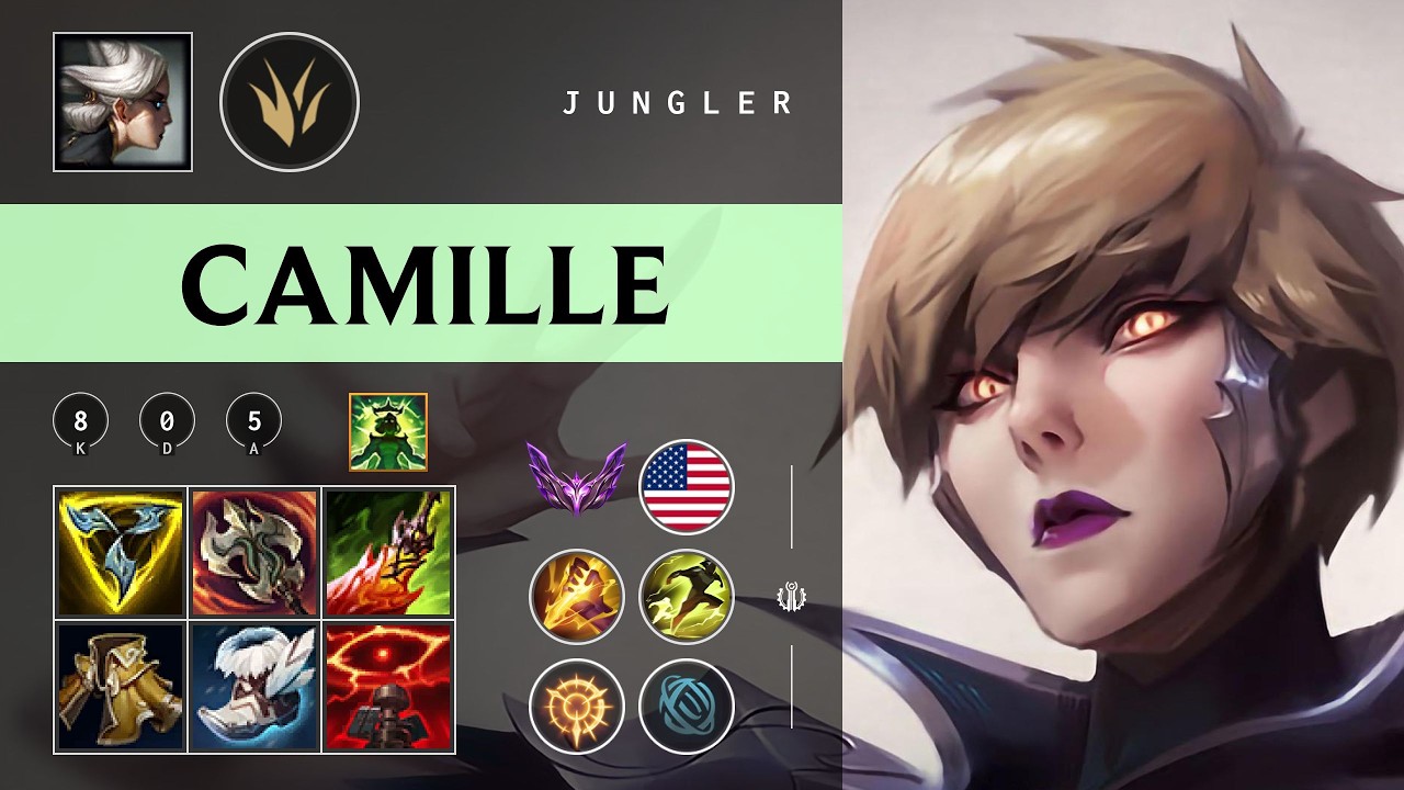 Camille Jungle vs Diana - NA Master Patch 26.04