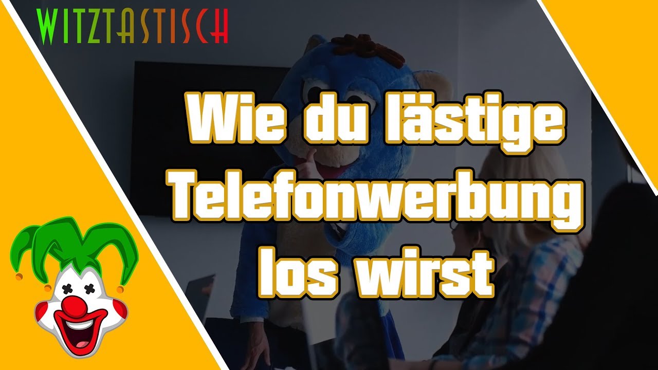 Wie du lästige Telefonwerbung los wirst  | Witztastisch 🤣