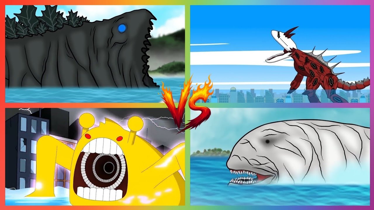 Bloop, Red Bluster, Infected Sky i Sprunki Eater &mdash; Monster Showdown 💀 Coffin Dance Tiles Hop