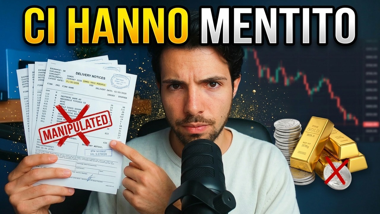 Cosa si NASCONDE dietro il crollo di ORO e ARGENTO? (Ecco la verità)