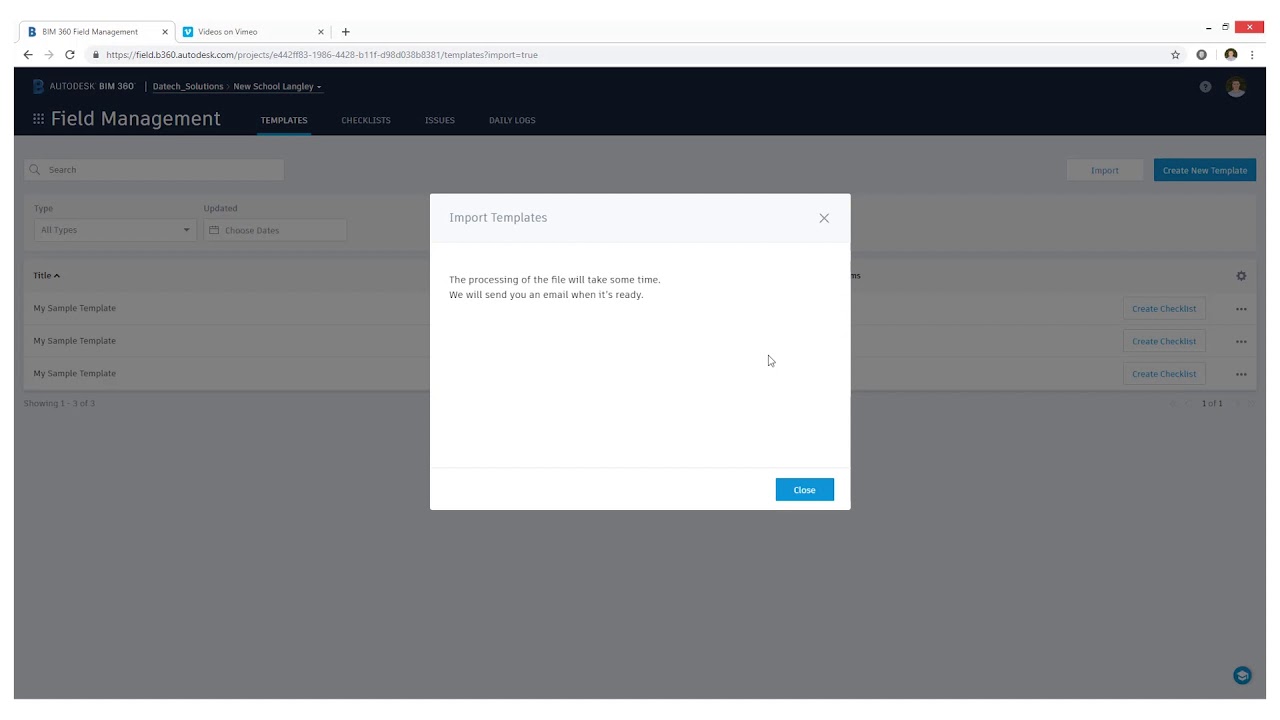 BIM 360 - Checklist Creation