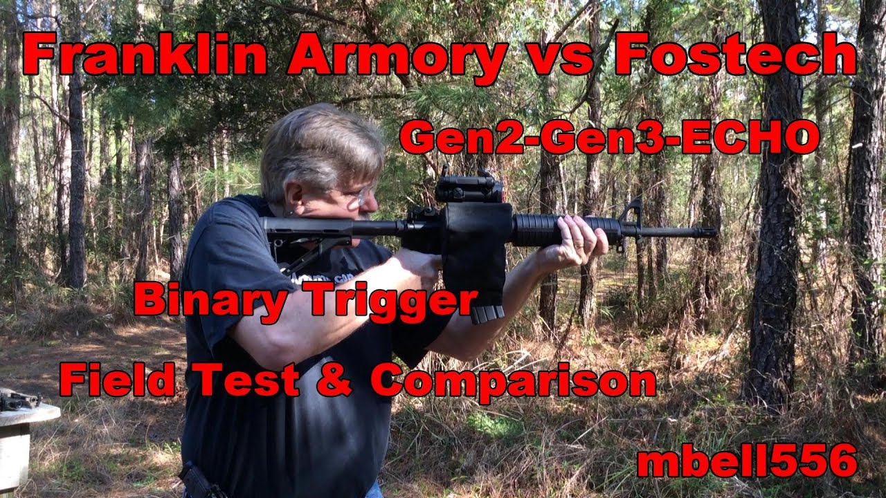 Franklin Armory Gen 3 BFS Binary Trigger, Gen2 BFS & Fostech ECHO: Field Test & Comparison