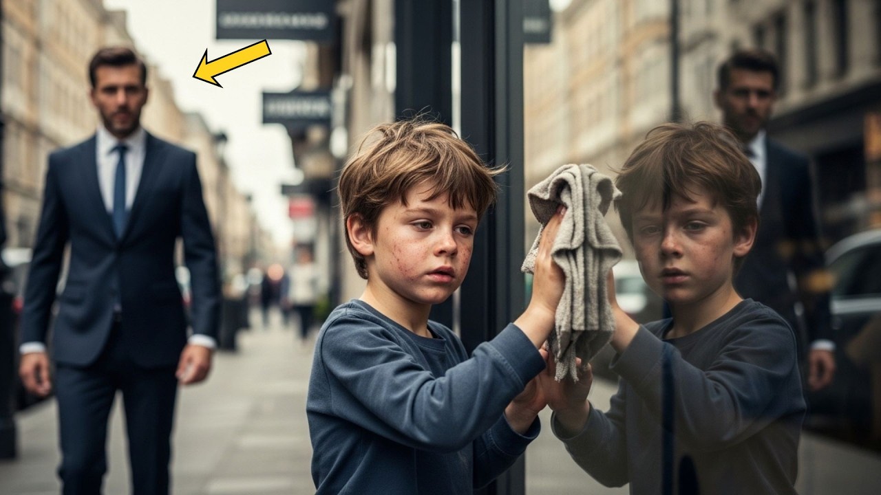 EL MILLONARIO VE A UN NIÑO LIMPIANDO VIDRIOS… Y SU REACCIÓN CAMBIA SU DESTINO PARA SIEMPRE