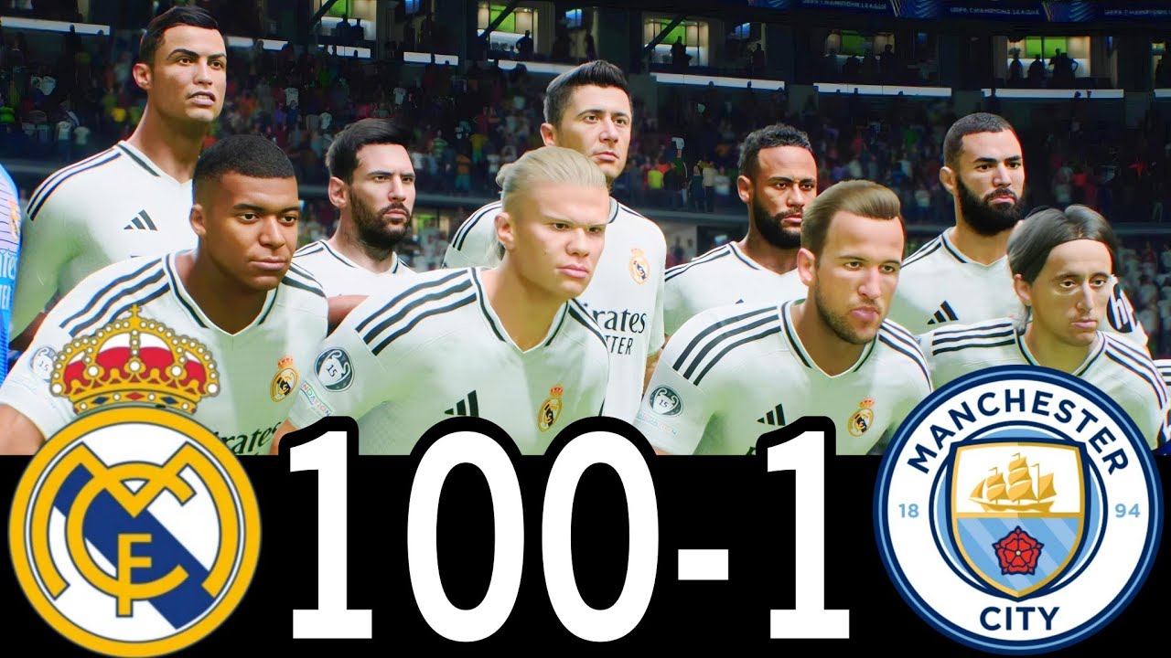 FC 25 -MESSI RONALDO NEYMAR & MBAPPE | ALL STARS |  AL NASSR 100-0 MANCHESTER UNITED