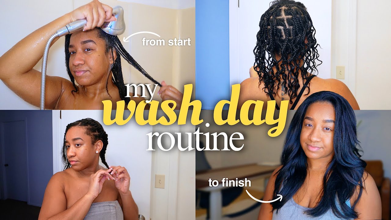 My Wash Day Routine for Hair Growth & Length Retention (5 Steps, 5 Products)