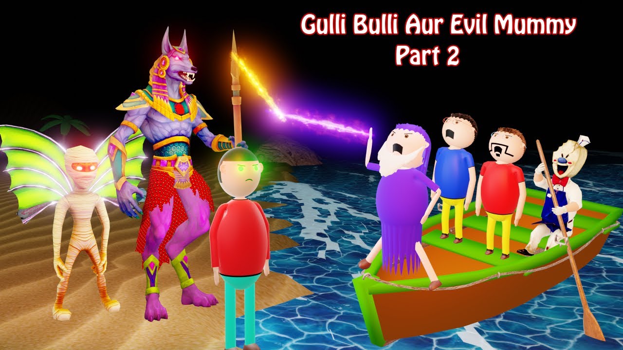 Gulli Bulli Aur Evil Mummy Part 2 | Gulli Bulli Cartoon | Kaala Yodha | Horror Story
