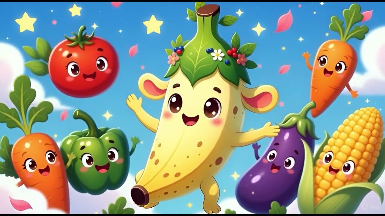 BANANA BANANA 🍌 🍌 DANCE KIDS MASTI SONG l kids cute animation song🐥💃🏻🦁💃🏻💃🏻#nurseryrhymes #kidssongs 