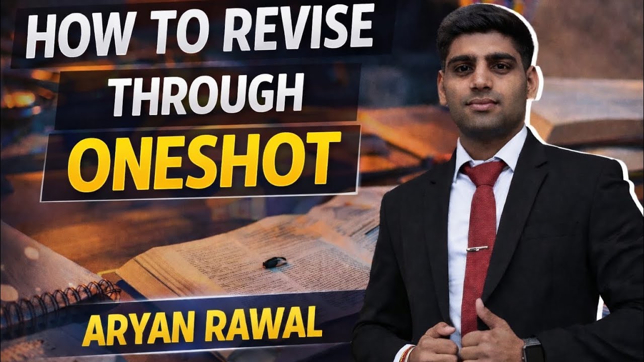 HOW TO REVISE THROUGH ONESHOT LECTURES? ||one shot revision ||