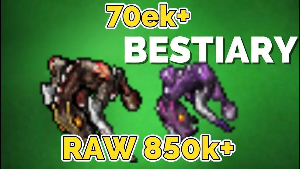 Tibia: 70 EK+ HUNT SOLO #3 Krailos Nightmares (raw 850k)