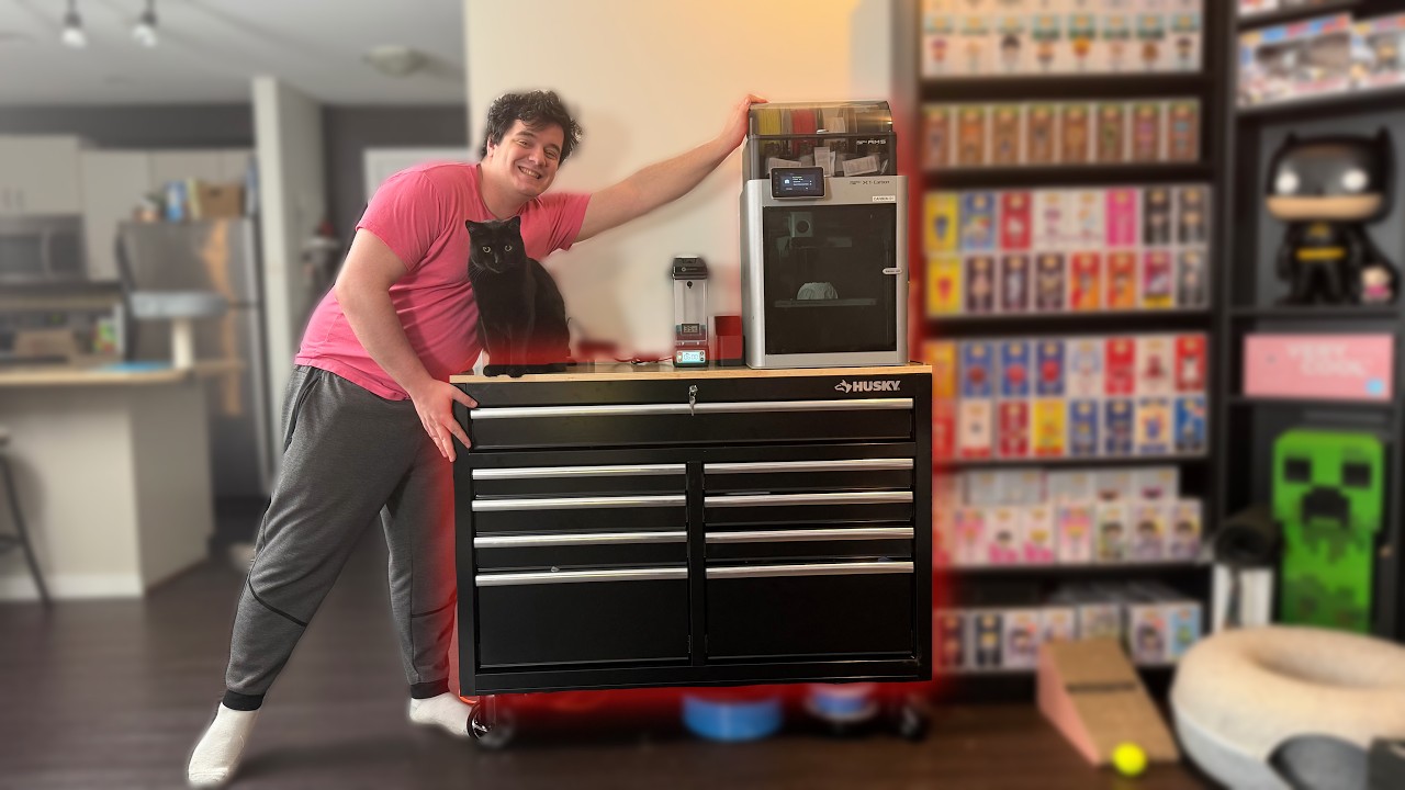 I Setup my New 3D Printing Work Bench!