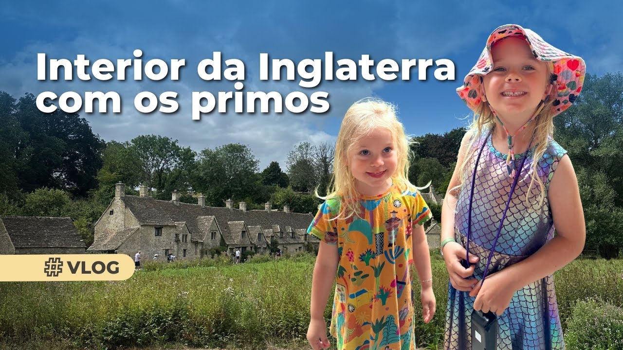 Viajamos com a família do Schiller pelo interior da Inglaterra 🇬🇧 | Vlog
