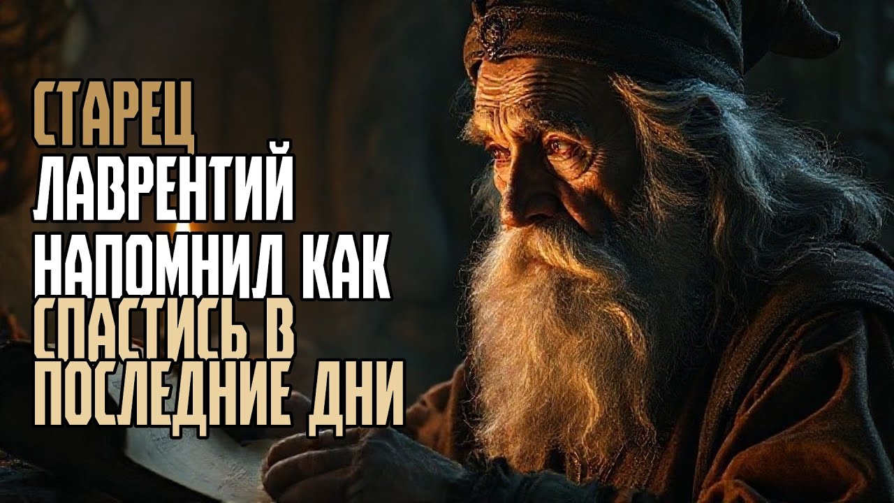 СТАРЕЦ ЛАВРЕНТИЙ НАПОМНИЛ КАК СПАСТИСЬ В ПОСЛЕДНИЕ ДНИ