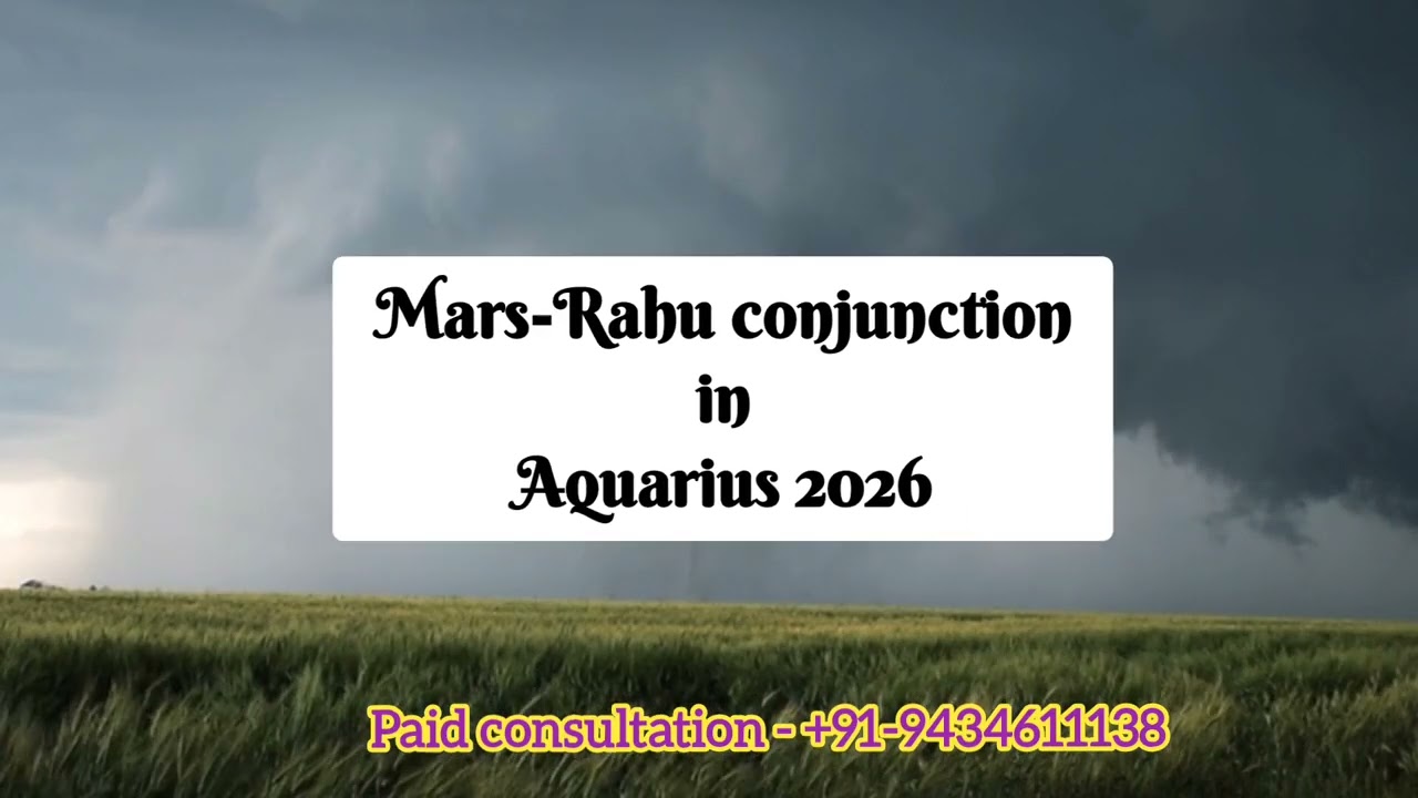 अंगारक योग मंगल राहु युति कुंभ राशि में 2026 Mars-Rahu conjunction Aquarius 2026 