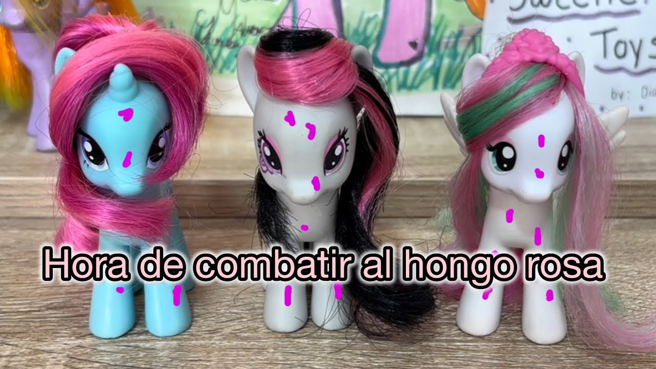 Te enseño a quitar el hongo rosa y manchas de marcador a tus ponys!!! 🩷