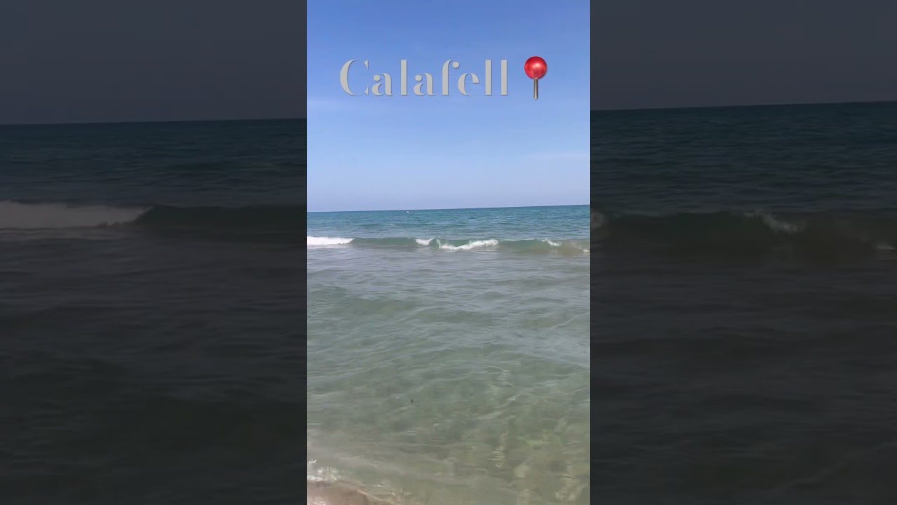Calafell🇪🇸#calafell #barcelona #spain #travel #sea