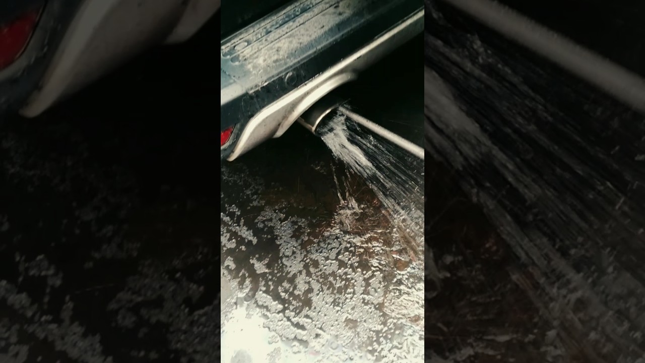 Cleaning exhaust pipe 