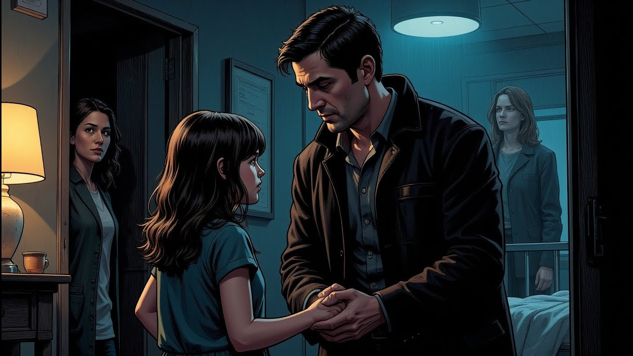 In order make him happy, she got rid of our child. Year late, when I hold 'her' hand came back, she