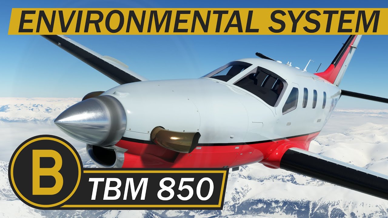 Black Square TBM 850 MSFS - Environmental System
