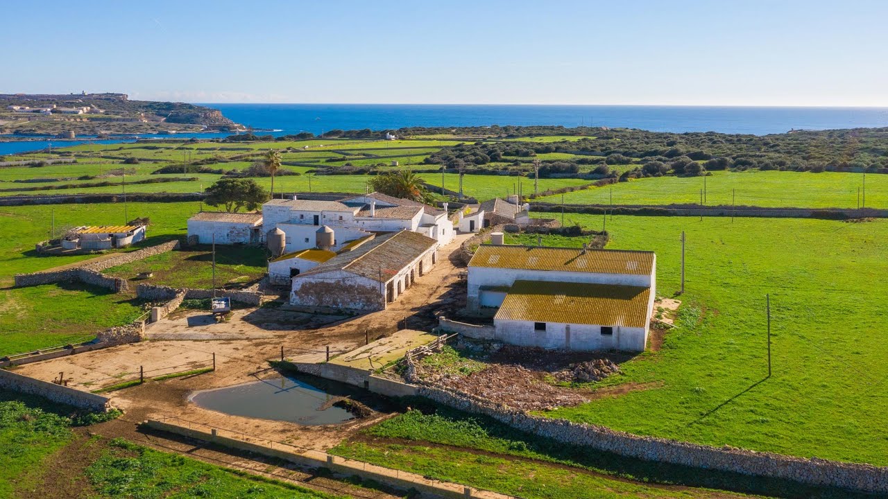 Finca rústica en Menorca con maravillosas vistas del mar
