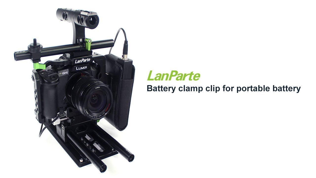 Battery clamp clip for lanparte portable battery  power solution for timelapse shooting