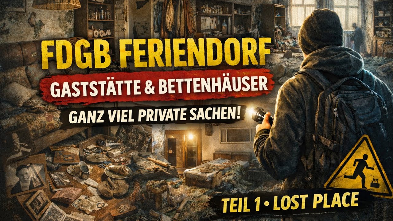 FDGB Ferien Dorf-Gaststätte und BettenHäuser Ganz Viel Private Sachen Teil 1 LostPlace