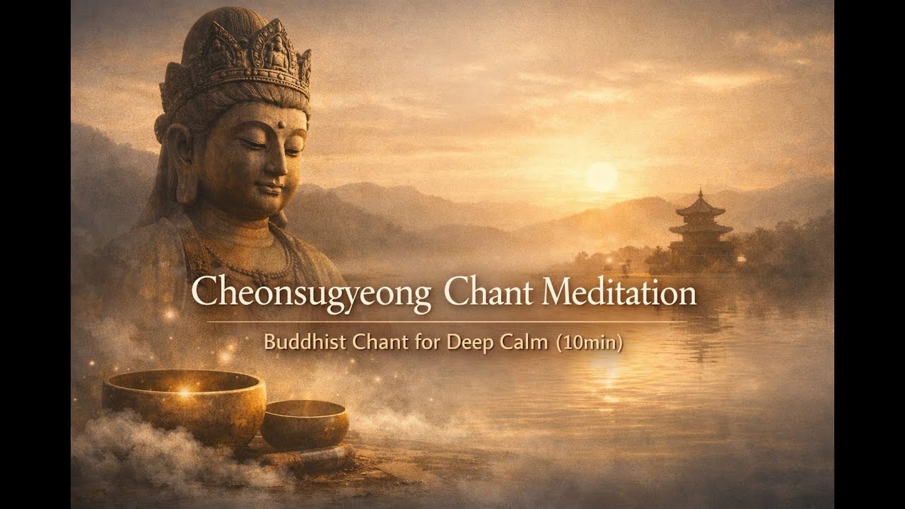Cheonsugyeong Chant Meditation ｜Buddhist Chant for Deep Calm (11min)