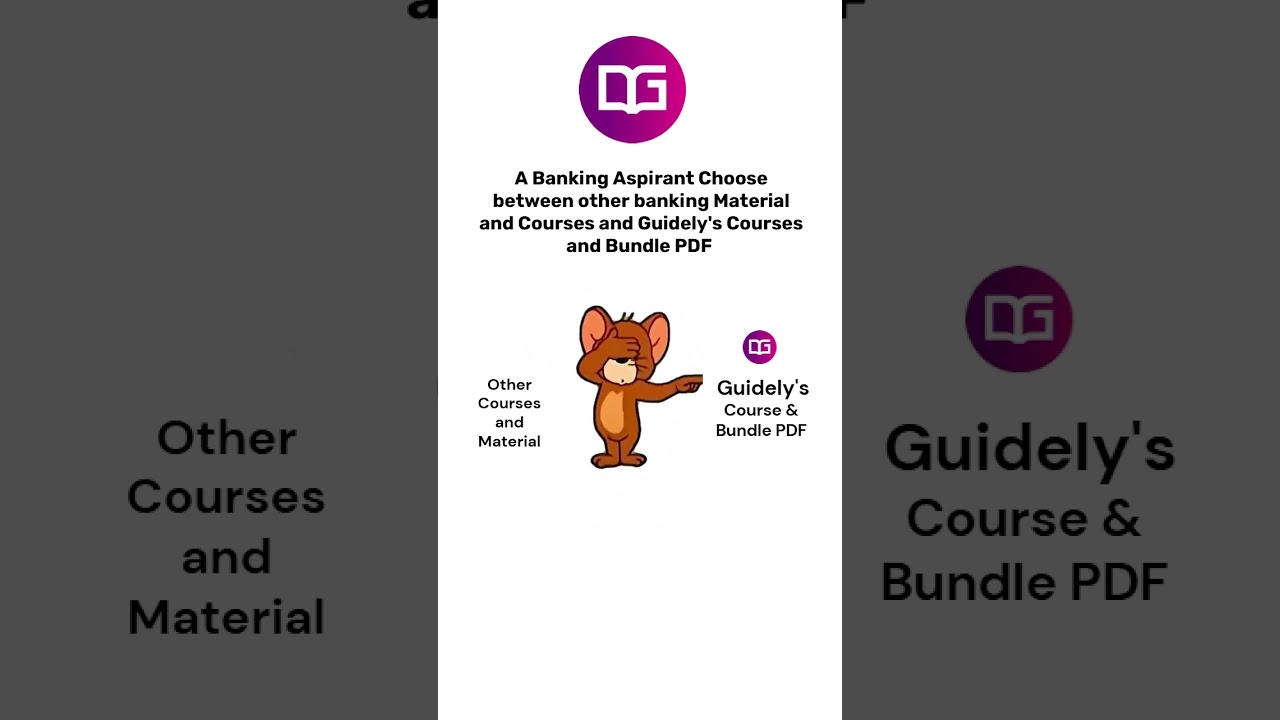 Why Aspirants Choose Guidely&rsquo;s Courses & Bundle PDF #guidely #bankexam #exam #shorts #funny #memes