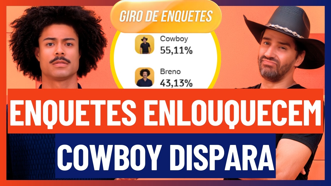 🔵 Enquete VAZA VIRADA e Cowboy DISPARA na FRENTE de Breno e CAOS GIGANTE TOMA CONTA | BBB 26