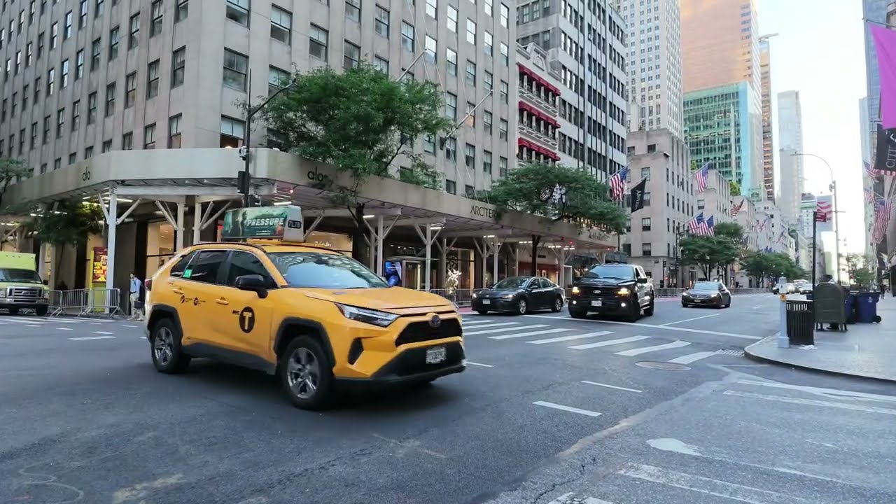Jul 8, 2026 NYC 4K Walk to Work: Midtown, Central Park, Upper West Side