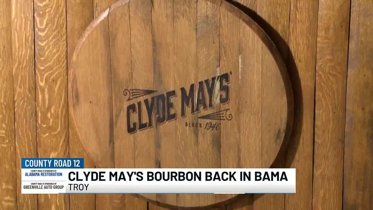 Clyde May's Bourbon back in Bama