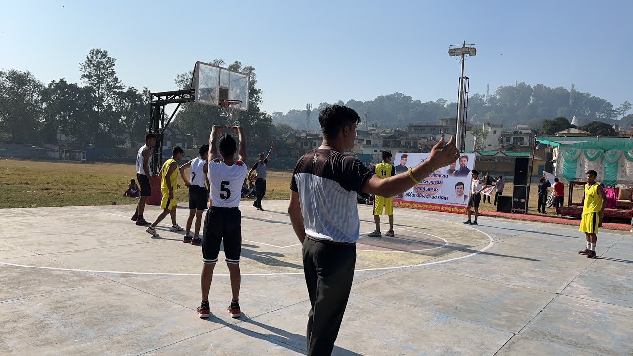 UNA VS BILASPUR BASKETBALL MATCH
