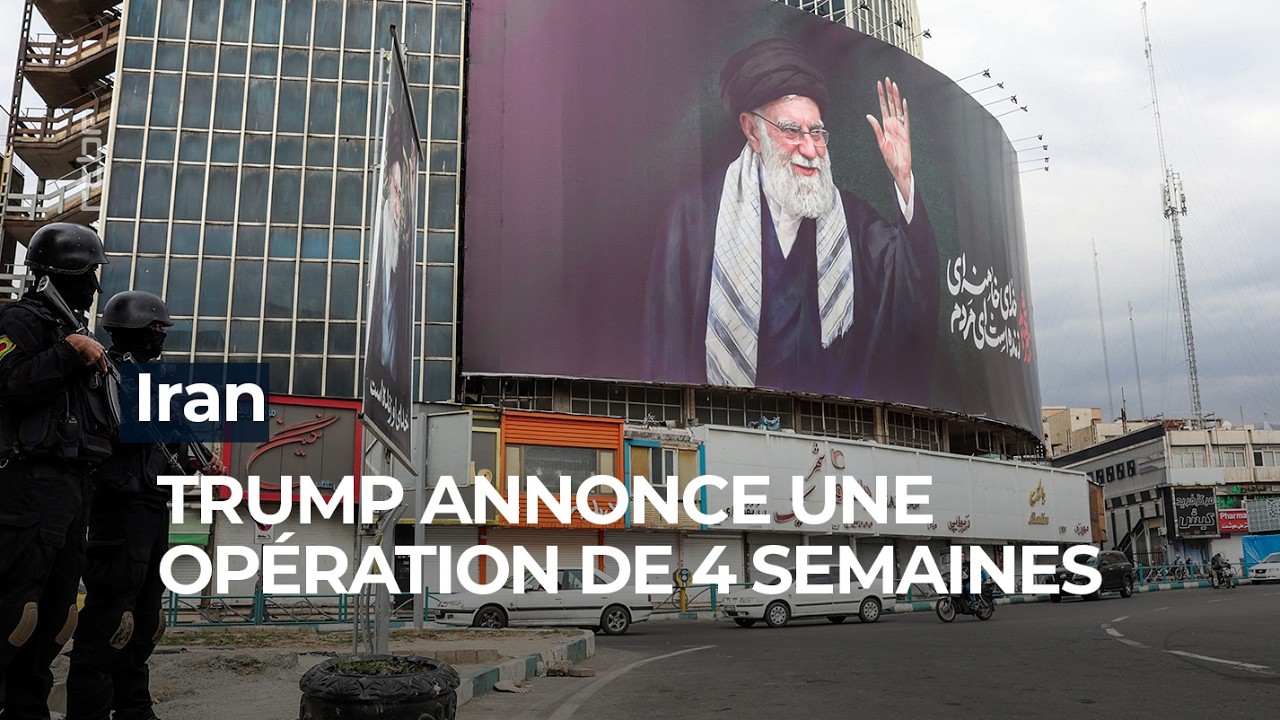 Frappes en Iran: Donald Trump annonce une op&eacute;ration de 4 semaines - RTBF Info