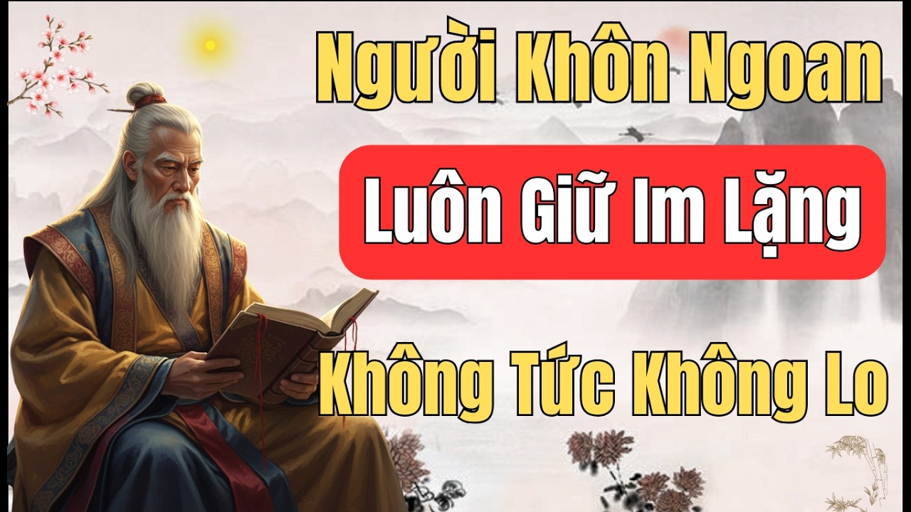 Cổ Nhân Dậy Người Sống Khôn Ngoan Không TỨC Không LO Không CÃI ll Triết Lí Cuộc Sống