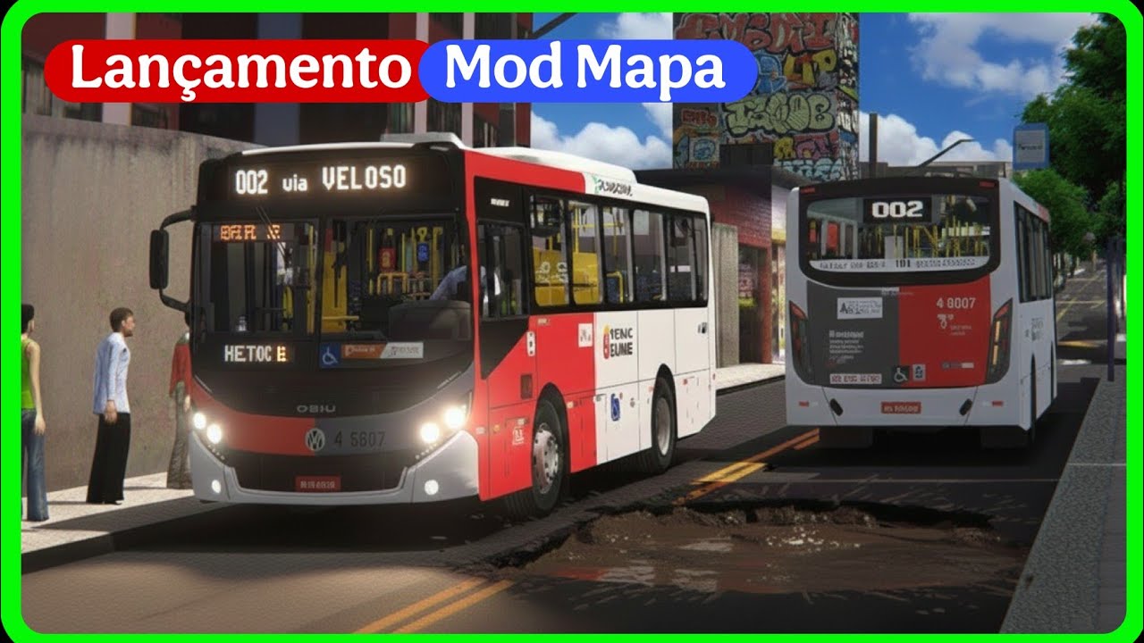 🟡 proton bus simulator - LAN&Ccedil;AMENTO! MOD MAPA REALISTA NA FASE 3