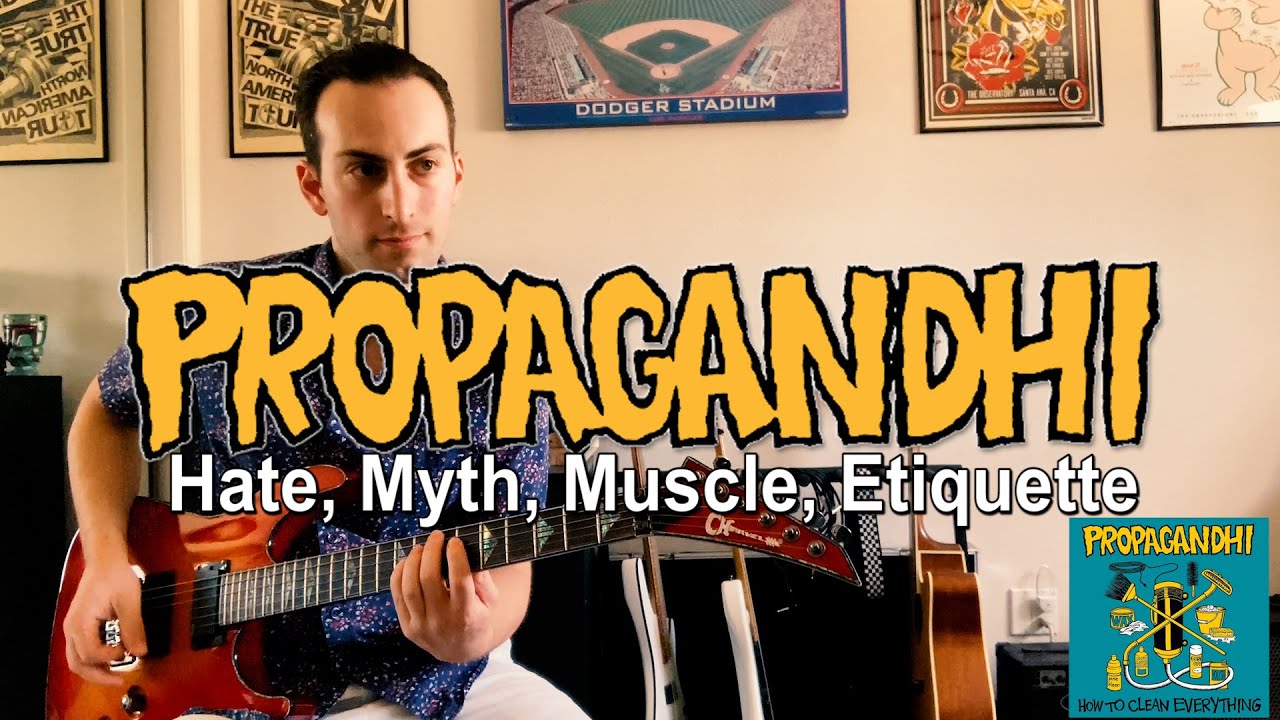 Propagandhi - Hate, Myth, Muscle, Etiquette (guitar cover)
