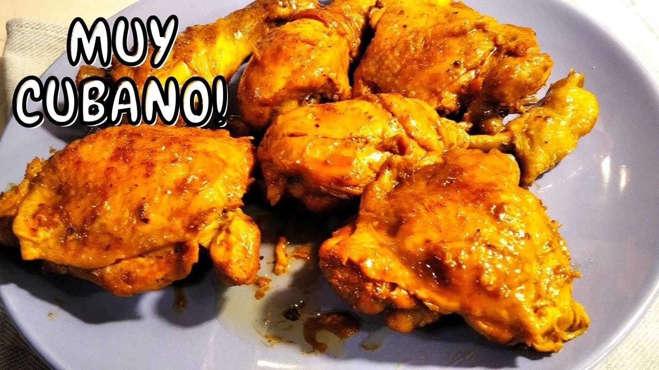 Pollo ASADO en CALDERO (receta cubana)/Heidi's Channel