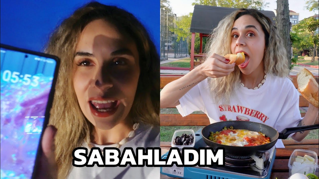 SABAHLADIM !! BİR GECE BOYUNCA VLOG