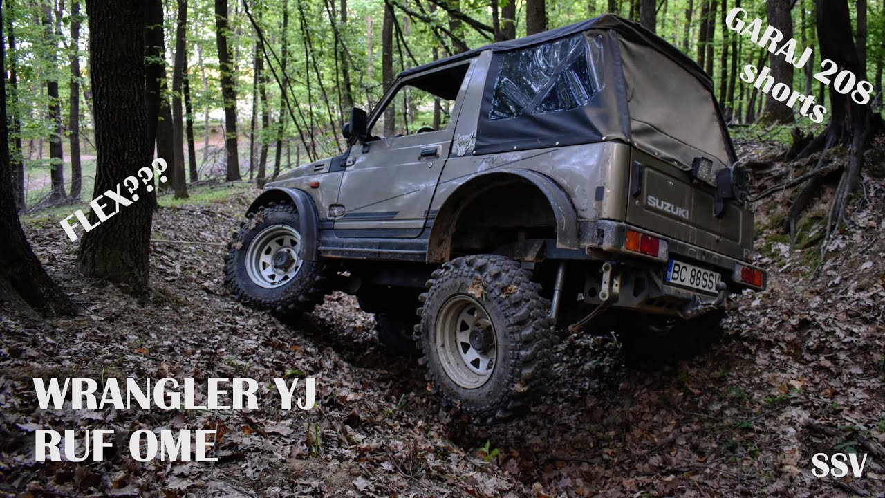 Suspensie Jeep Wrangler YJ + RUF  pe Suzuki Samurai - înălțare