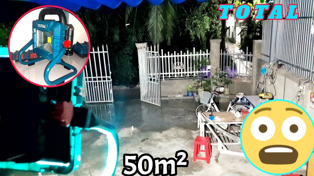 Đèn pin TOTAL mẫu mới TWLI2025 (2022) 1800LM và 900LM