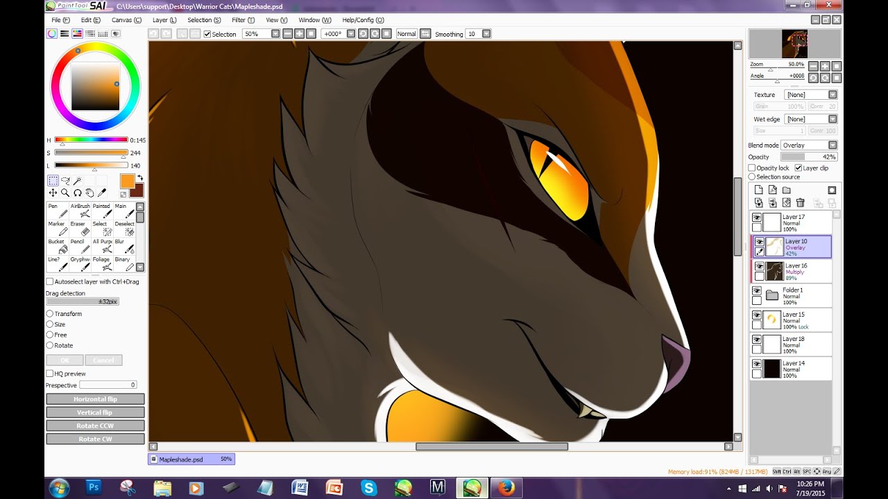 Mapleshade Speedpaint | Everybody Wants to Rule the World |