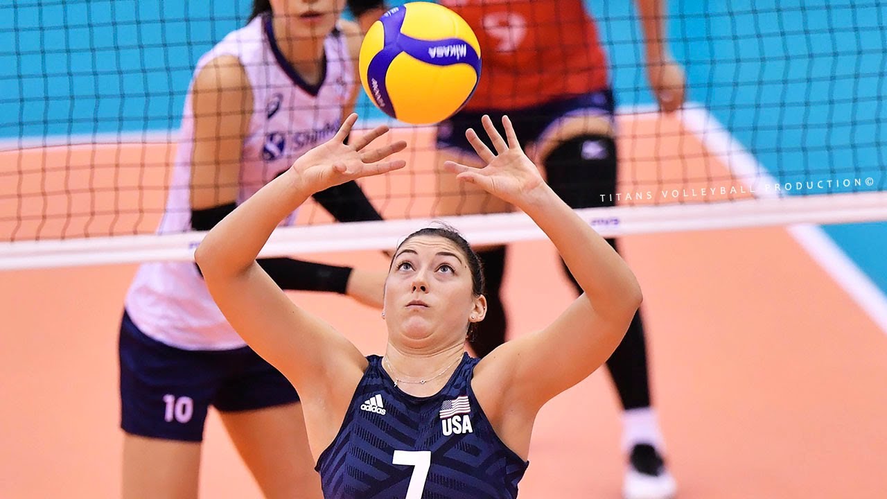 Lauren Carlini - Amazing Volleyball Setter from USA | Best Volleyball Attack and SETs 2019