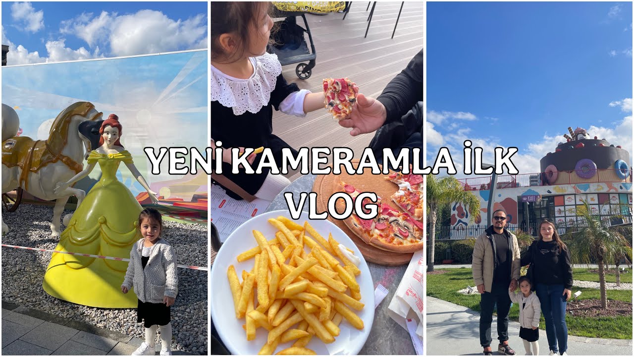 Yeni kameramla ilk vlog ! Hayalim Gerçek Oldu! Eşimden Büyük Sürpriz 🎁çocuk köyü, vlog 