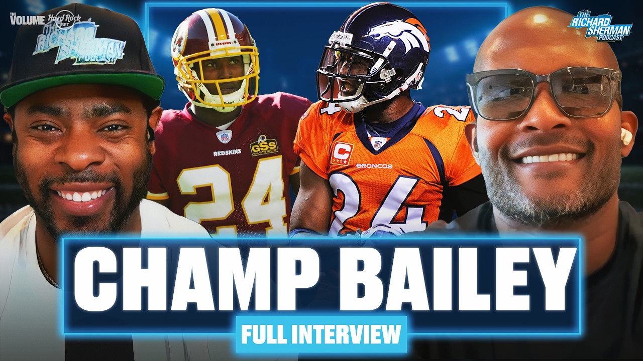 Champ Bailey on GOAT cornerback, toughest WRs to guard, Broncos & NFL stories | Richard Sherman