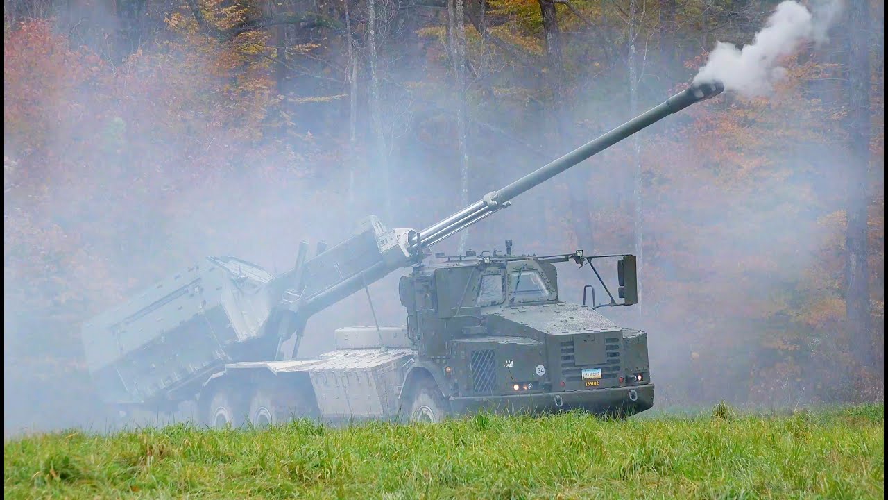 Swedish Armed Forces demonstrate Archer Artillery System at Bold Quest 21