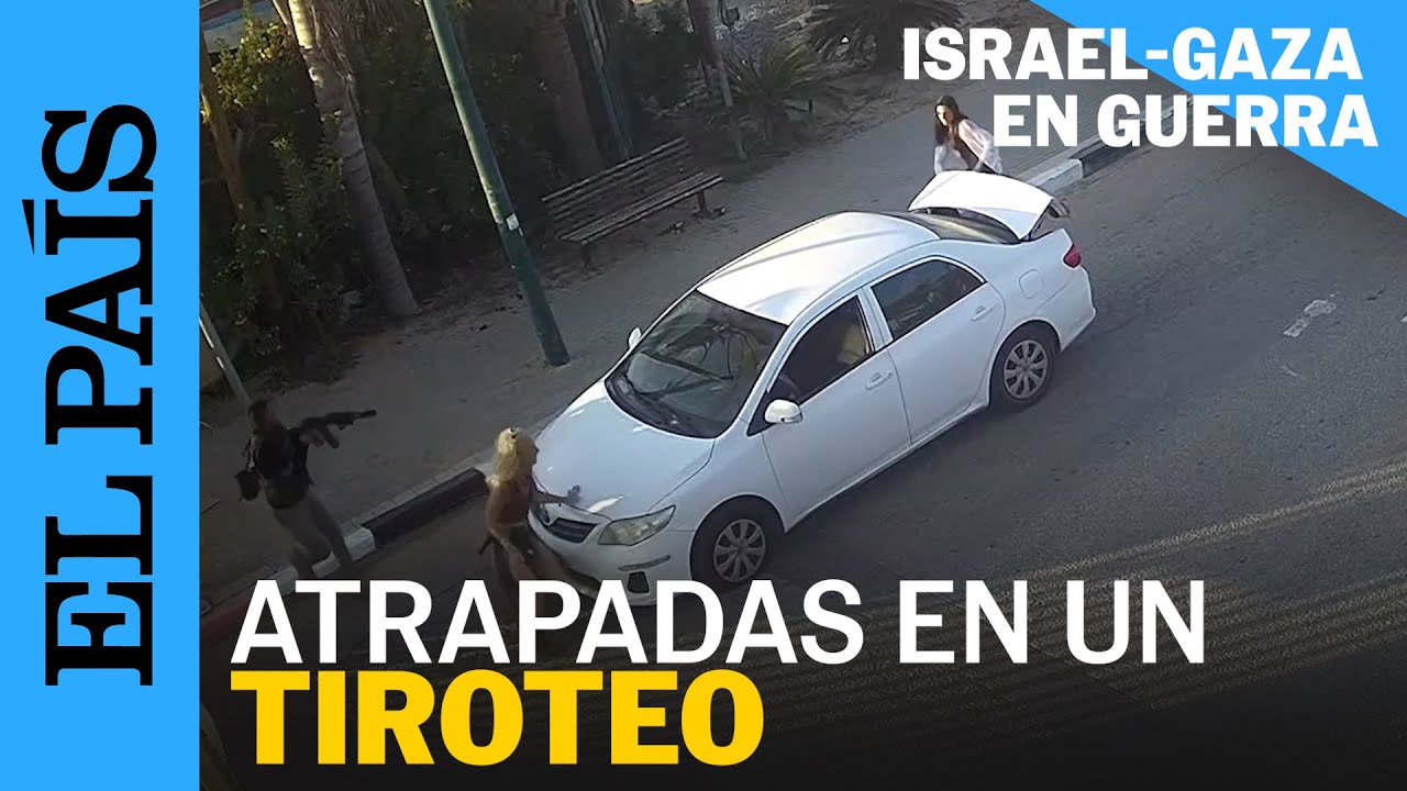 GUERRA ISRAEL | Milicianos de Hamás abordan a dos mujeres entre disparos con las fuerzas israelíes