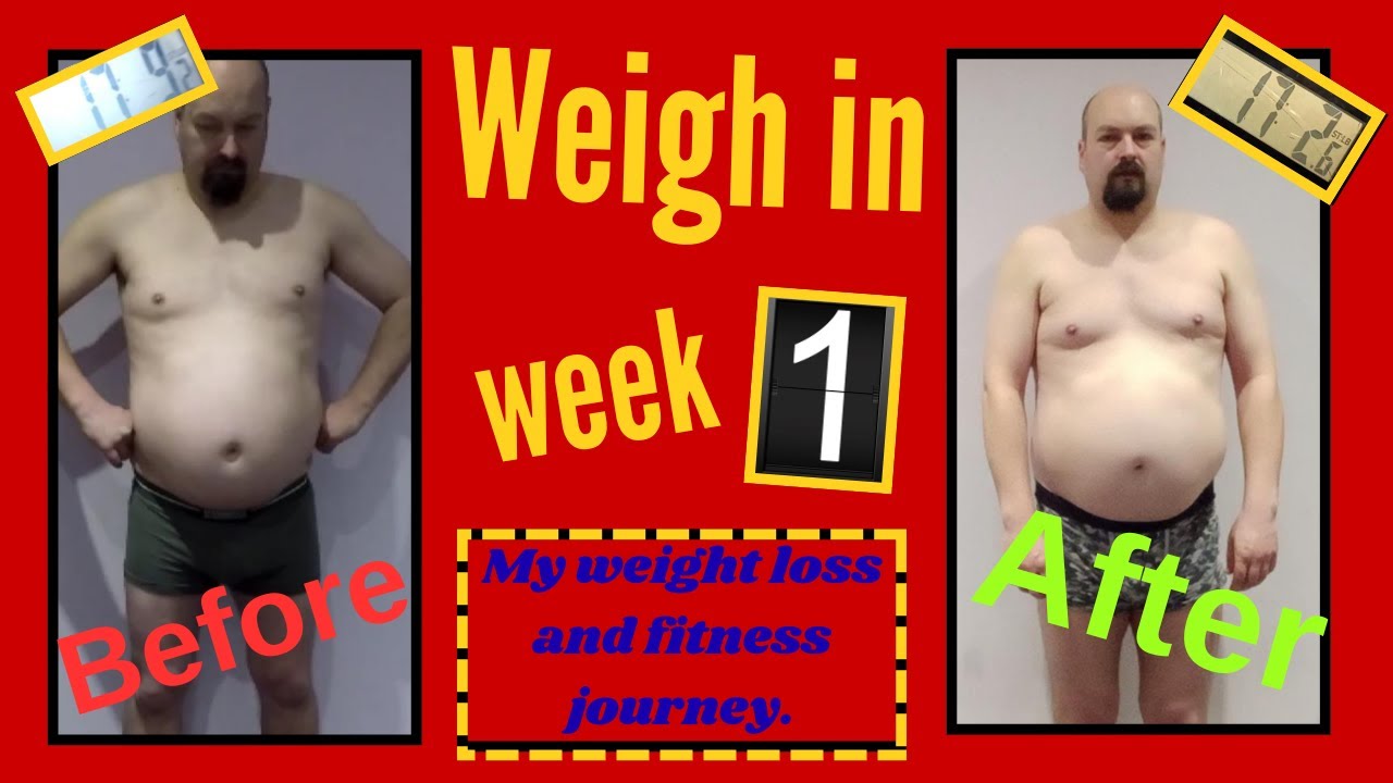 Interval training and week one week weigh in. My fitness journey.