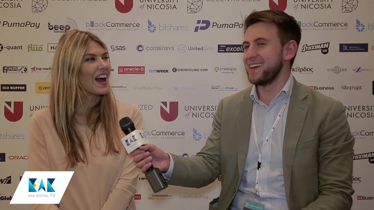Blockchain Interview with MEP Eva Kaili @ Decentralized 2018